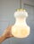Mid-Century Modern Italian Opaline and Brass Pendant Lamp For Sale - Image 11 of 18