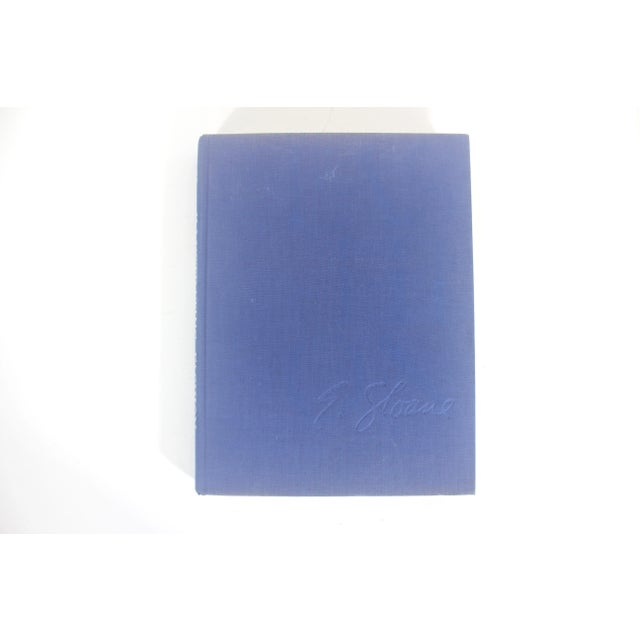 1977 Illustrating Fashion Blue Linen Hard Cover Book For Sale - Image 11 of 12