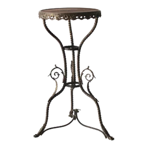 Early 20th Century Bradley Hubbard Style Victorian Brass Paw Footed Plant Stand Side Table Vintage Patina