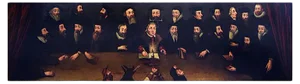 The Primitive Reformers - Oil on Canvas by English School Master 1600/1700 17th/18th Century