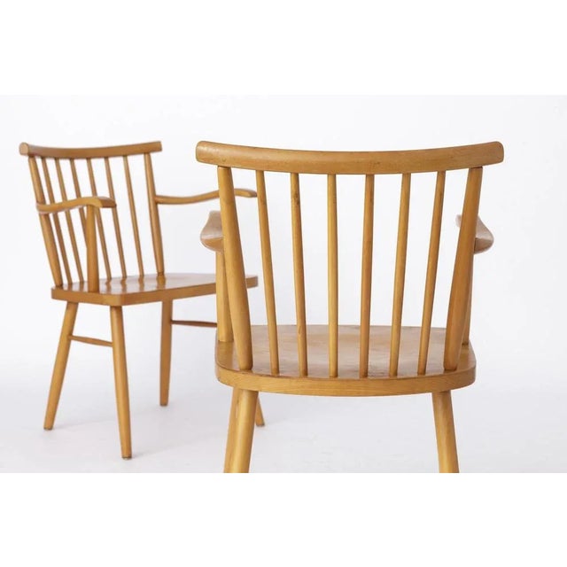 Set of Vintage German Chairs from Lübke, 1950s For Sale - Image 4 of 10