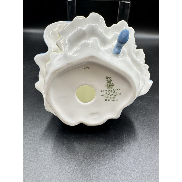Royal Doulton Vintage MCM Royal Doulton “Leading Lady” Hn2269 Bone China Figurine For Sale - Image 4 of 5