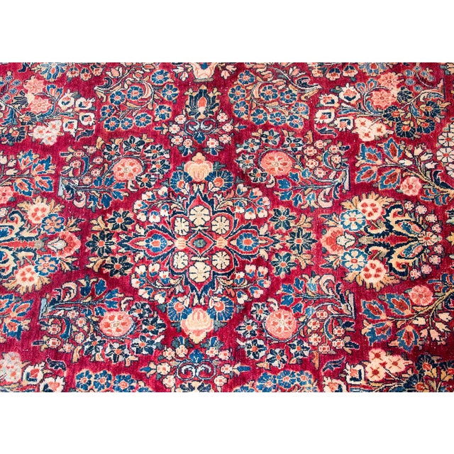 Early 20th Century Persian Sarouk Rug For Sale - Image 9 of 15
