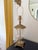 Mid-Century Modern Neoclassical Brass & Blown Glass Hurricane Urn Table Lamps - A Pair For Sale - Image 3 of 8