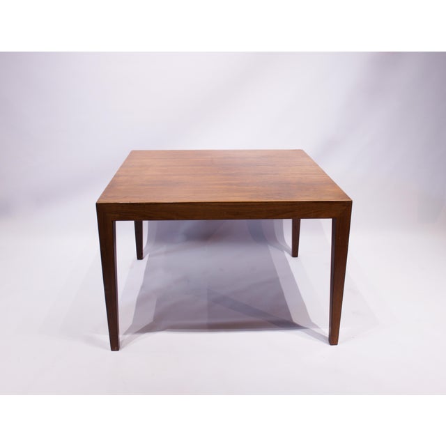 Rosewood Coffee Table by Severin Hansen for Haslev Møbelsnedkeri, 1960s For Sale - Image 9 of 9
