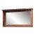 Granville Parota Mirror With Glass Holder - 60" For Sale