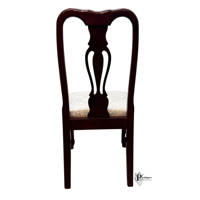 Vintage Chippendale Style Mahogany Dining Chairs - Set of 6 For Sale In Greensboro - Image 6 of 11