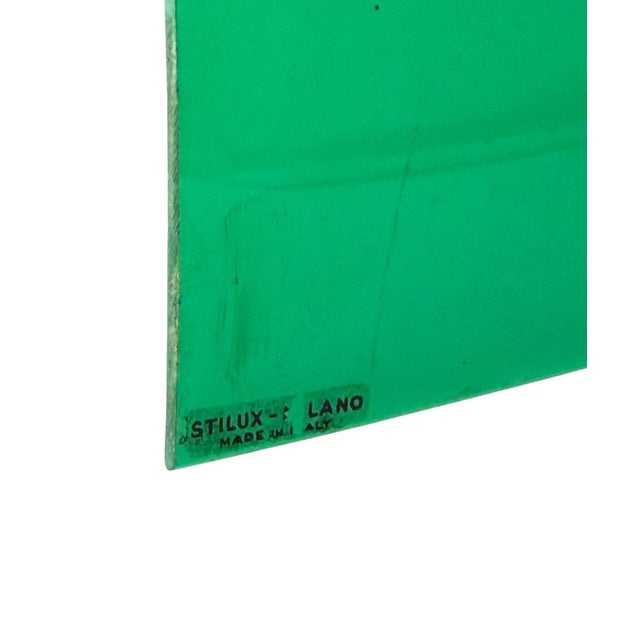 Mid-Century Green Table Lamp from Stilux Milano, Italy, 1960s For Sale - Image 9 of 15