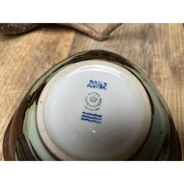 Mid-Century Modern Sung Glazed Stoneware Bowl by Bode Willumsen for Royal Copenhagen, 1965 For Sale - Image 3 of 6