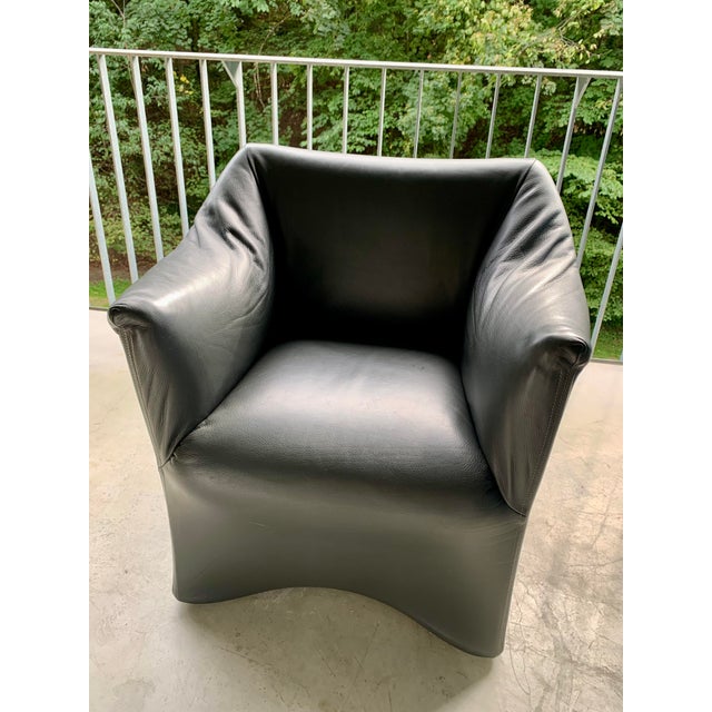 Animal Skin Tentazione Club Chair by Mario Bellini for Cassina, 1990s For Sale - Image 7 of 16