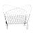 Black & White Plastic Magazine Rack, 1950s For Sale