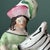 Rare pair of Staffordshire girls riding on zebras spill vases // hand-painted English antique // collectible // English country decor For Sale - Image 10 of 10