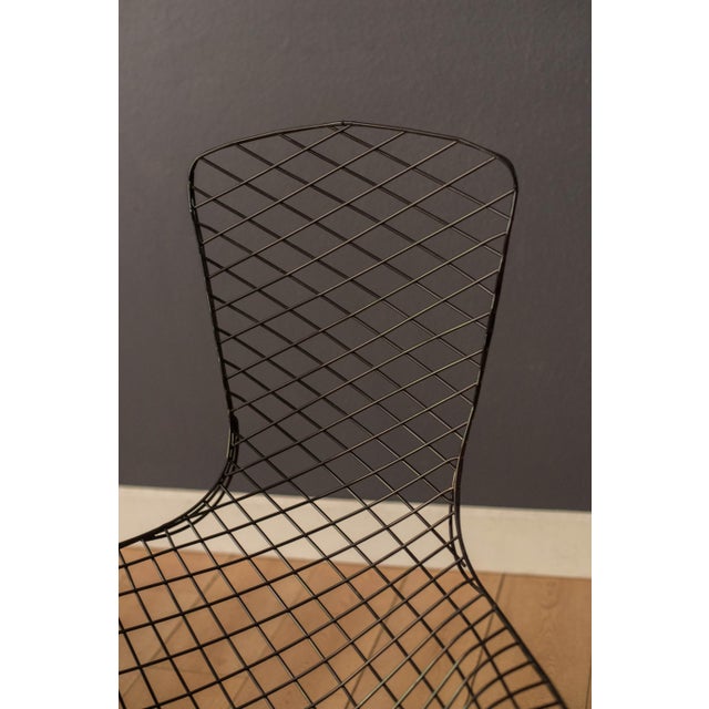 Vintage Pair of Black Bird Lounge Chairs by Harry Bertoia for Knoll Associates For Sale In Monterey, CA - Image 6 of 13