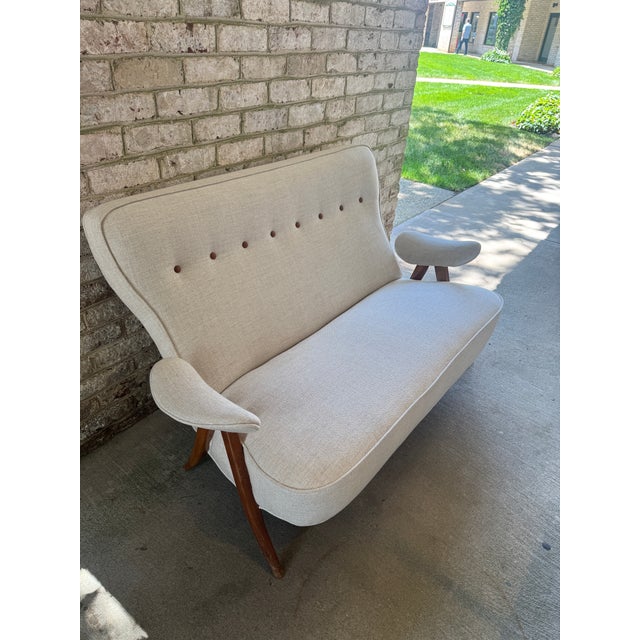 Theo Ruth Mid Century Modern Dutch Sofa by Theo Ruth For Sale - Image 4 of 12