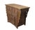 Made in 1876 from solid poplar wood, this antique sideboard features 3 upper drawers detailed with hand-carved floral...