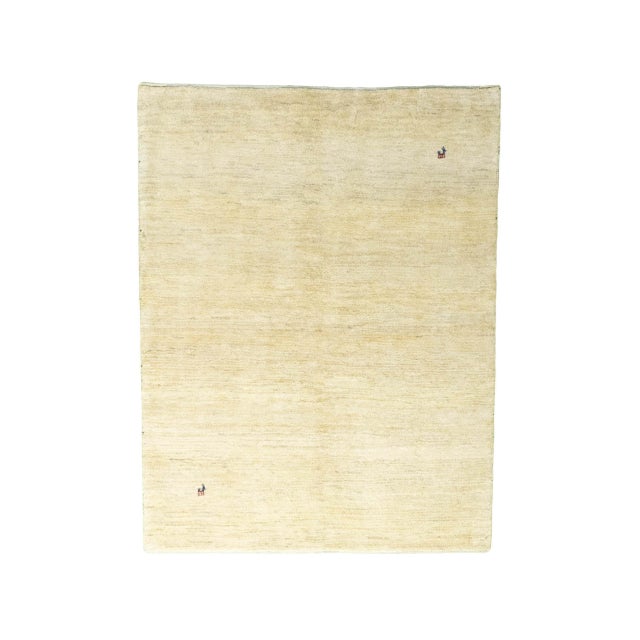 Hand-Knotted Gabbeh Loribaft Rug in Wool For Sale - Image 11 of 11