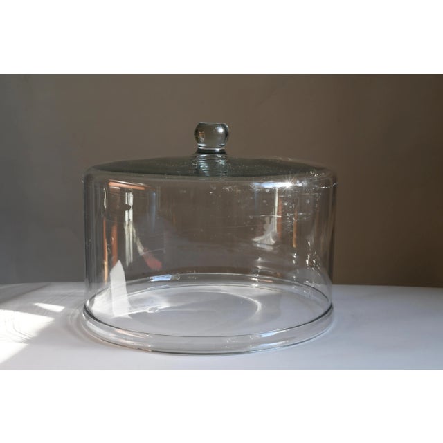 1900 - 1909 Early 20th Century French Patisserie Cake Stand Cheese Cover Bell For Sale - Image 5 of 13