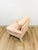 Wood Vintage Drexel Heritage Pink Upholstered Armchair Post Modern, Hollywood Regency For Sale - Image 7 of 10