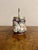 Unusual antique Japanese imari biscuit barrel, having an unusual Japanese imari biscuit barrel with a plated lid and swing...