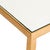2020s Hunt Mirror Top End Table in Antique Gold For Sale - Image 5 of 7
