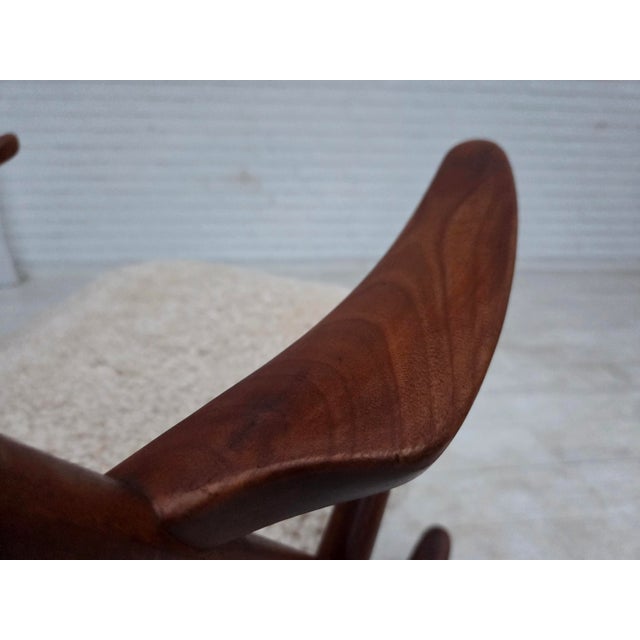 Vintage Danish Rocking Chair by Frank Reenskaug for Bramin, 1960s For Sale - Image 4 of 18