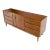 Long Walnut 9 Drawers Two Doors Mid-Century Modern Dresser Credenza Burl Accents For Sale