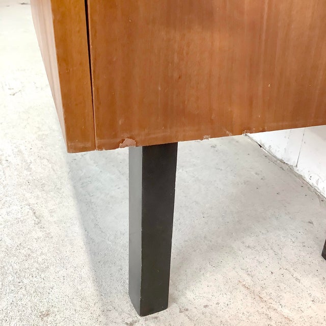 Mid-Century Nightstand With Drop-Front Cabinet and Drawer For Sale - Image 12 of 12