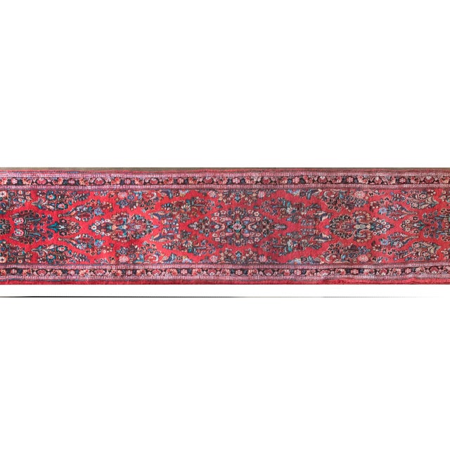 Early 20th Century Sarouk Runer For Sale - Image 14 of 15