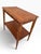 Vintage Refinished Solid Mahogany Two-Tier Side Table With Scalloped Top For Sale In Buffalo - Image 6 of 8