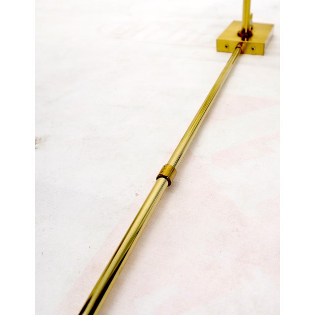 Mid 20th Century Pair of Twisted Brass Tube Trumpet Shape Sconces For Sale - Image 5 of 14