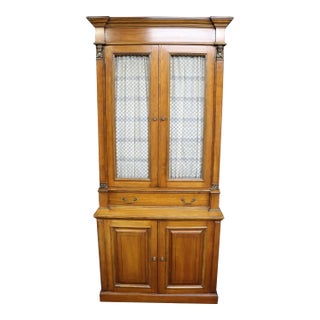 Sphinx Head Fruitwood Cabinet For Sale