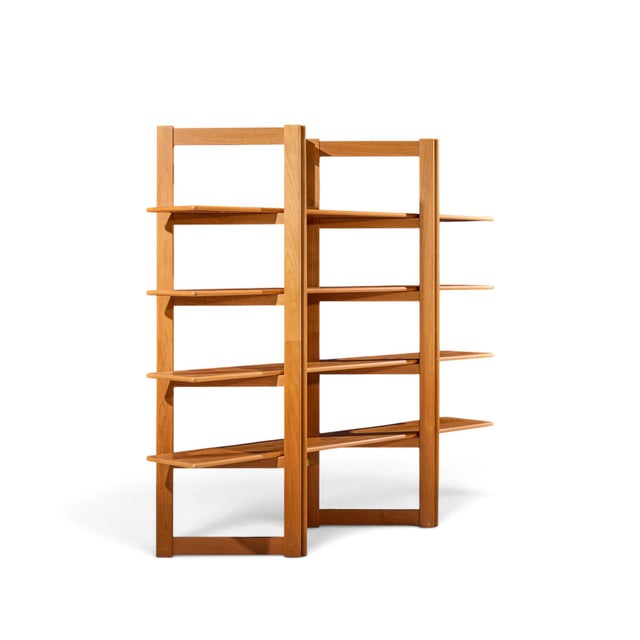 Kurt Østervig Style Mid Century Teak Bookshelf Room Divider For Sale In Chicago - Image 6 of 9