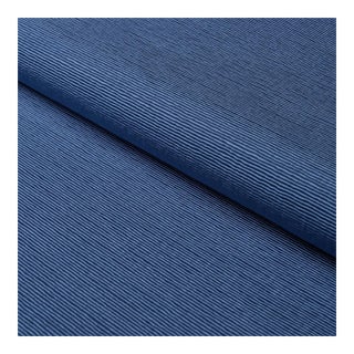 Schumacher Eisenhower Faille Fabric In Cobalt For Sale