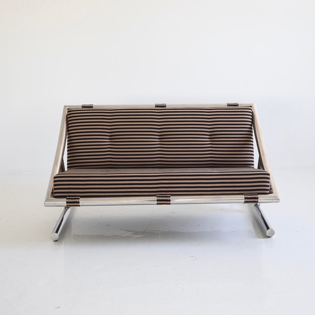 Mid-Century Modern Plato Ginello Loveseat For Sale - Image 3 of 9