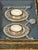 19th C. Italian Grand Tour Intaglio Plaster Medallion & Gilt Marbled Leather Box For Sale - Image 10 of 13