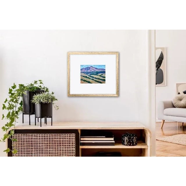 "Mt. Diablo" Contemporary Impressionist Style Landscape Oil Painting For Sale - Image 4 of 12