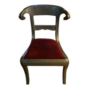 Mid Century Modern Anglo Indian Wedding Ceremonial Chair