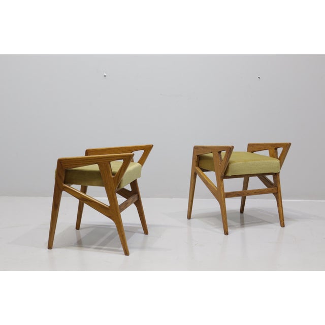 Mid-Century Modern Model 687 Stools by Gio Ponti for Cassina, Italy, 1953, Set of 2 For Sale - Image 3 of 18