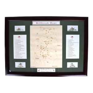 Millbrook Hunt Hallmark Farm Hunter Trials 1998 by Jeremy Rugge-Price, Framed