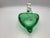Glass 1980s Decorative Green Glass Bird For Sale - Image 7 of 13