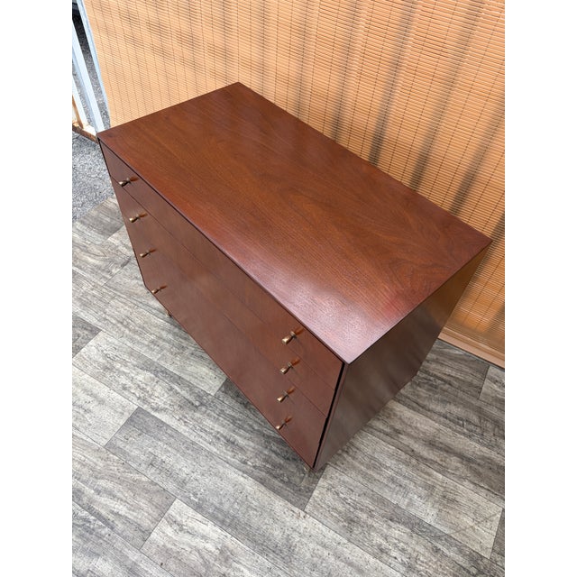 Refinished Mid Century Modern Chest of Drawers by John Stuart. Circa 1960s. For Sale - Image 16 of 18