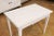 Swedish Gustavian Style 1880s Painted Wood Table with Carved Rosettes and Beads For Sale In Atlanta - Image 6 of 13
