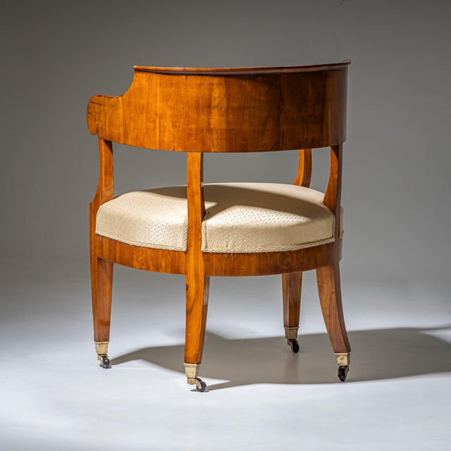 Biedermeier Desk Armchair, 1830 For Sale - Image 5 of 9