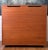 Vintage 1970s Dyrlund Danish Modern Teak Rolling Tv / Media Cabinet With Tambour Doors For Sale In Cleveland - Image 6 of 17