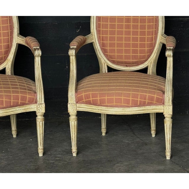 Set of French Armchairs, 1920s For Sale - Image 4 of 18