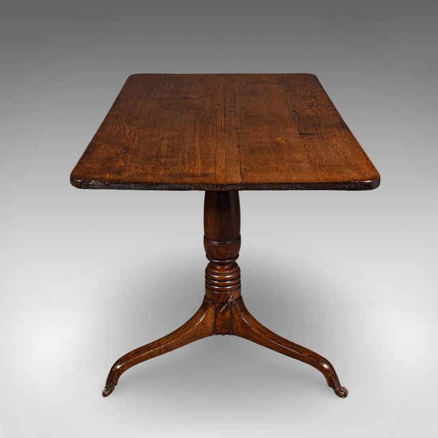 Antique Parlour Drinking Table, Scottish Oak, Tilt Top, Country House, Victorian For Sale - Image 4 of 12
