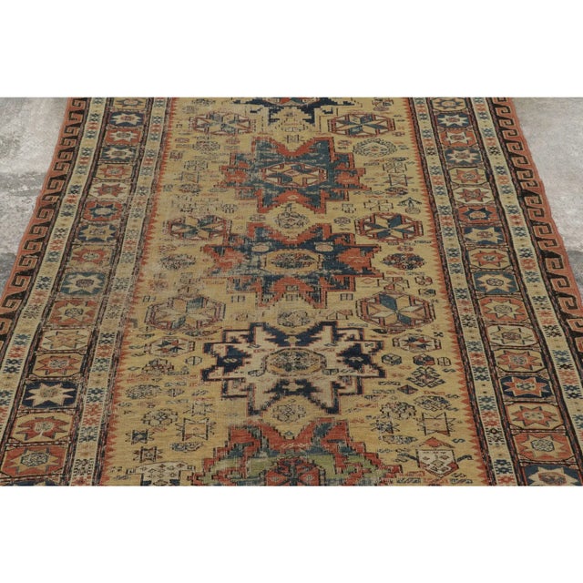 Mid 18th Century Vintage Turkish Runner With Anatolian Tribal Motifs in Multicolour - Rug & Kilim For Sale - Image 5 of 7