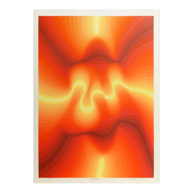 Palpitation, Roy Ahlgren Screen Print For Sale