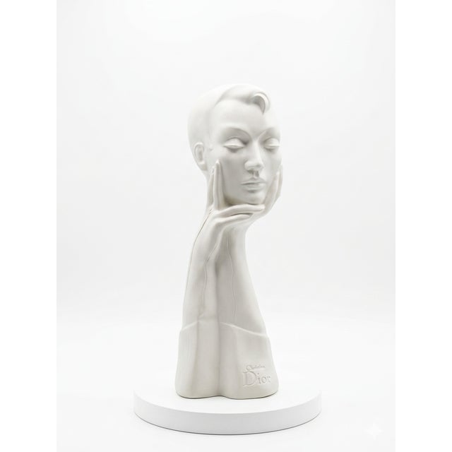 Christian Dior, Mannequin Bust Sculpture, Plaster For Sale - Image 10 of 10
