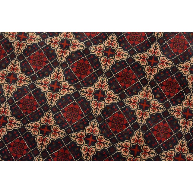 Turkmen Rug 9’10” X 19’5” Beige Wool Tribal Hand-Knotted Oriental Carpet For Sale - Image 4 of 15